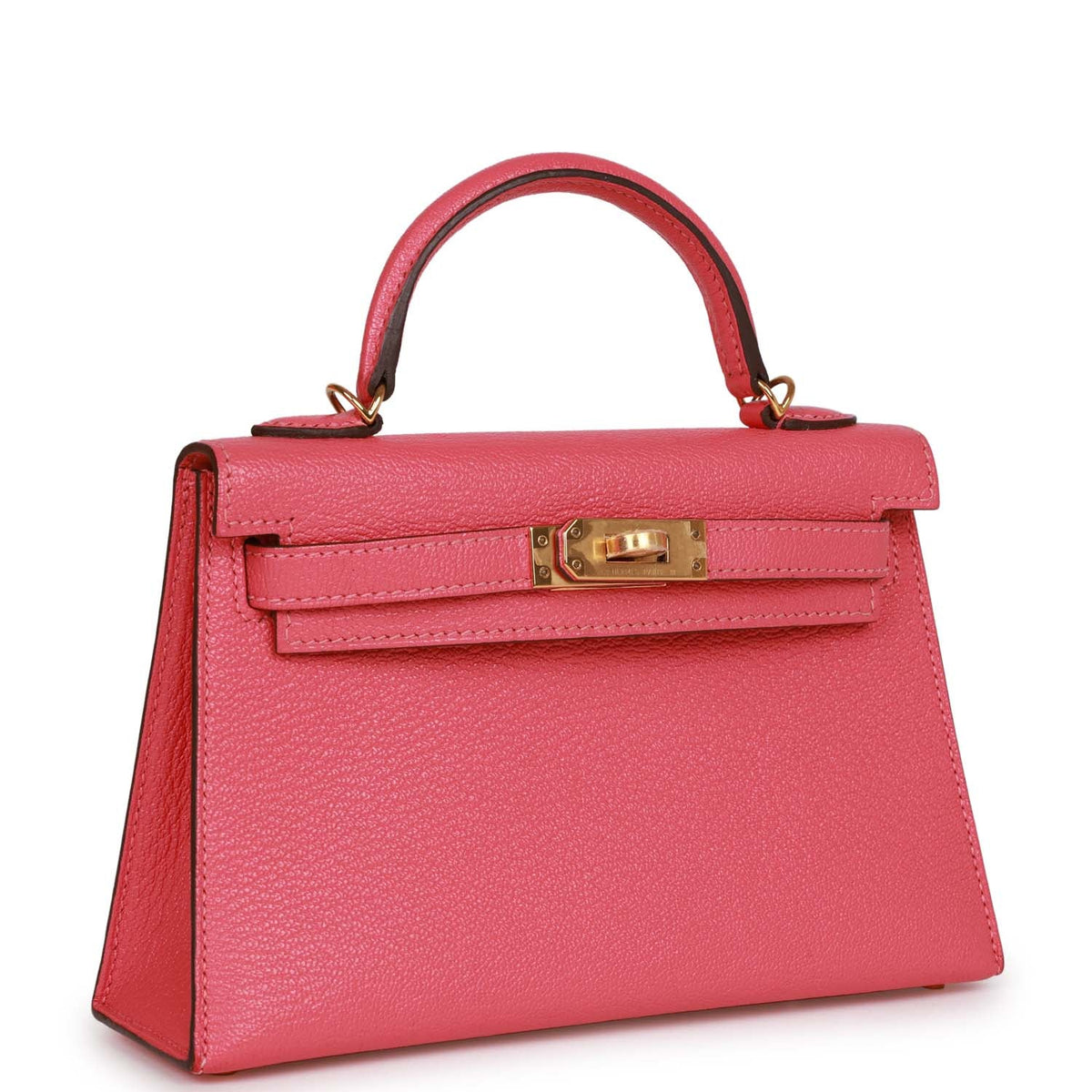 Pre-owned Rose Lipstick Chèvre Bag D664449