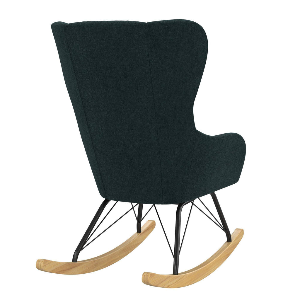 Blue Wingback Rocker Z944000