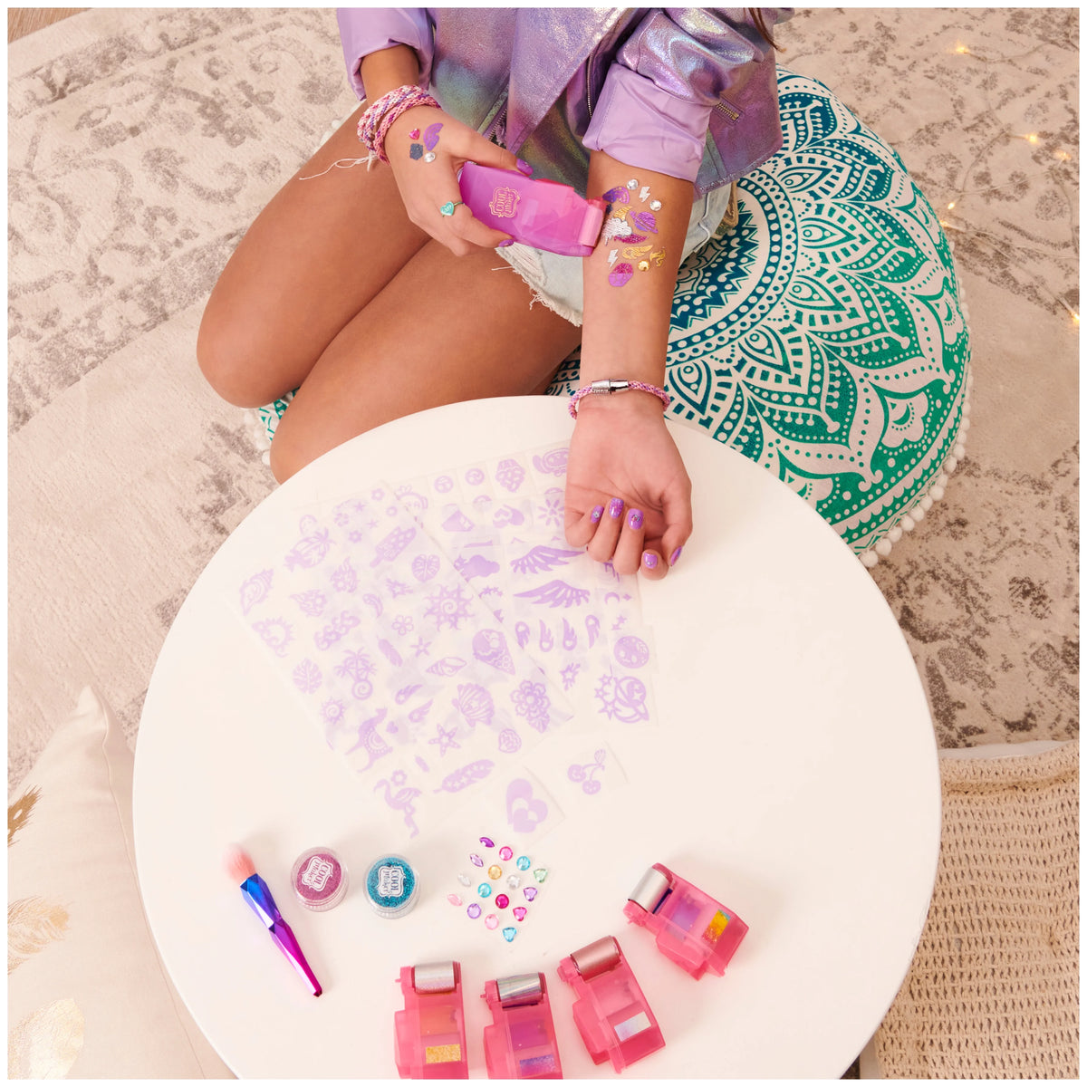 Shimmer Me Body Art with 4 Metallic Foils and 180 Designs B27755