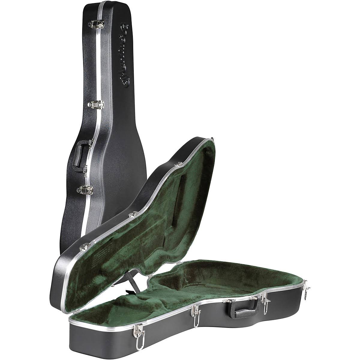 Black Molded Acoustic Guitar Case Z18315