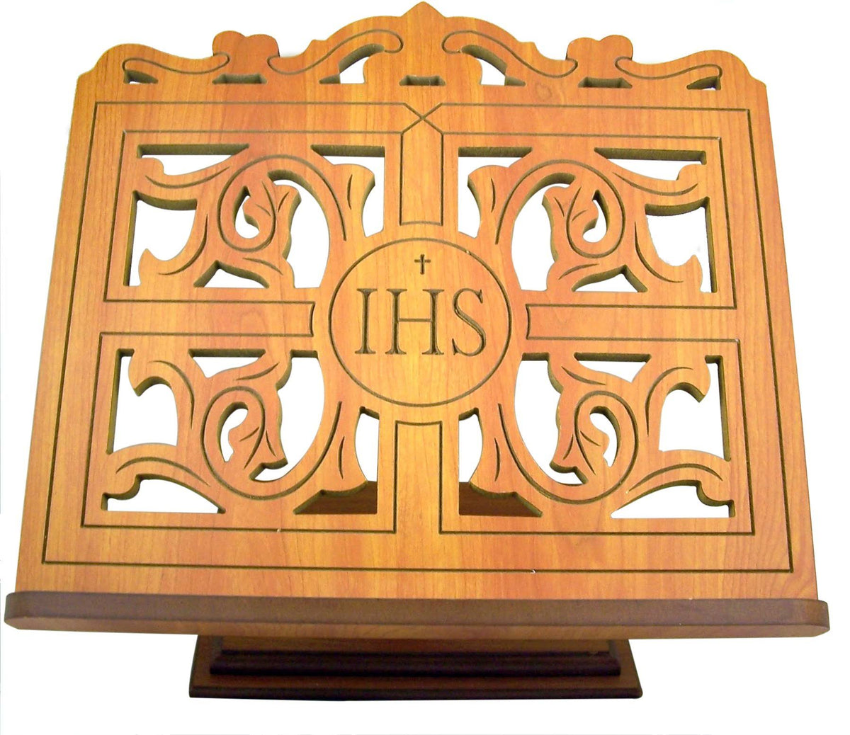 Carved Wood Bible Stand P191