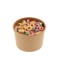 8 oz Kraft Paper Food Containers Case of 500 P4231