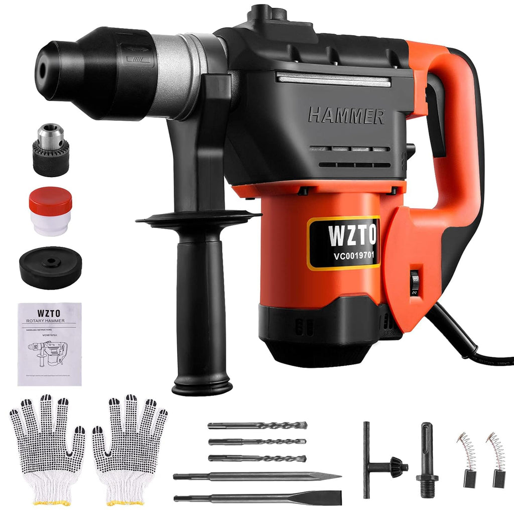 1-1/4 Inch SDS-Plus Heavy Duty Rotary Hammer Drill with Case K9947