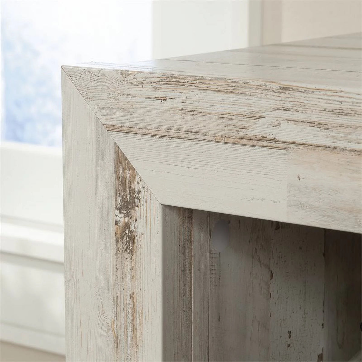 White Engineered Wood Lateral File Cabinet G931865