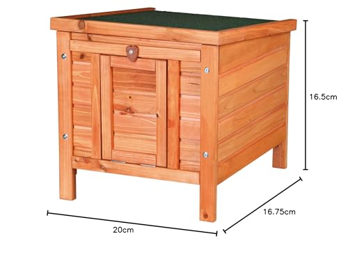 Small Animal House with Hinged Roof & Raised Floor L78007