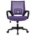 Purple Mesh Swivel Office Chair with Armrests J294753