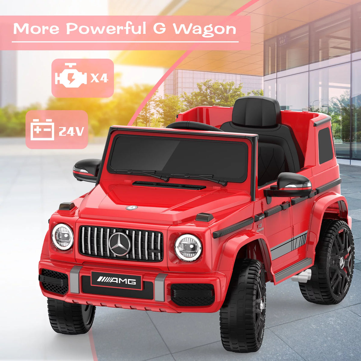 24V 4WD 1 Seater Ride on Car E109