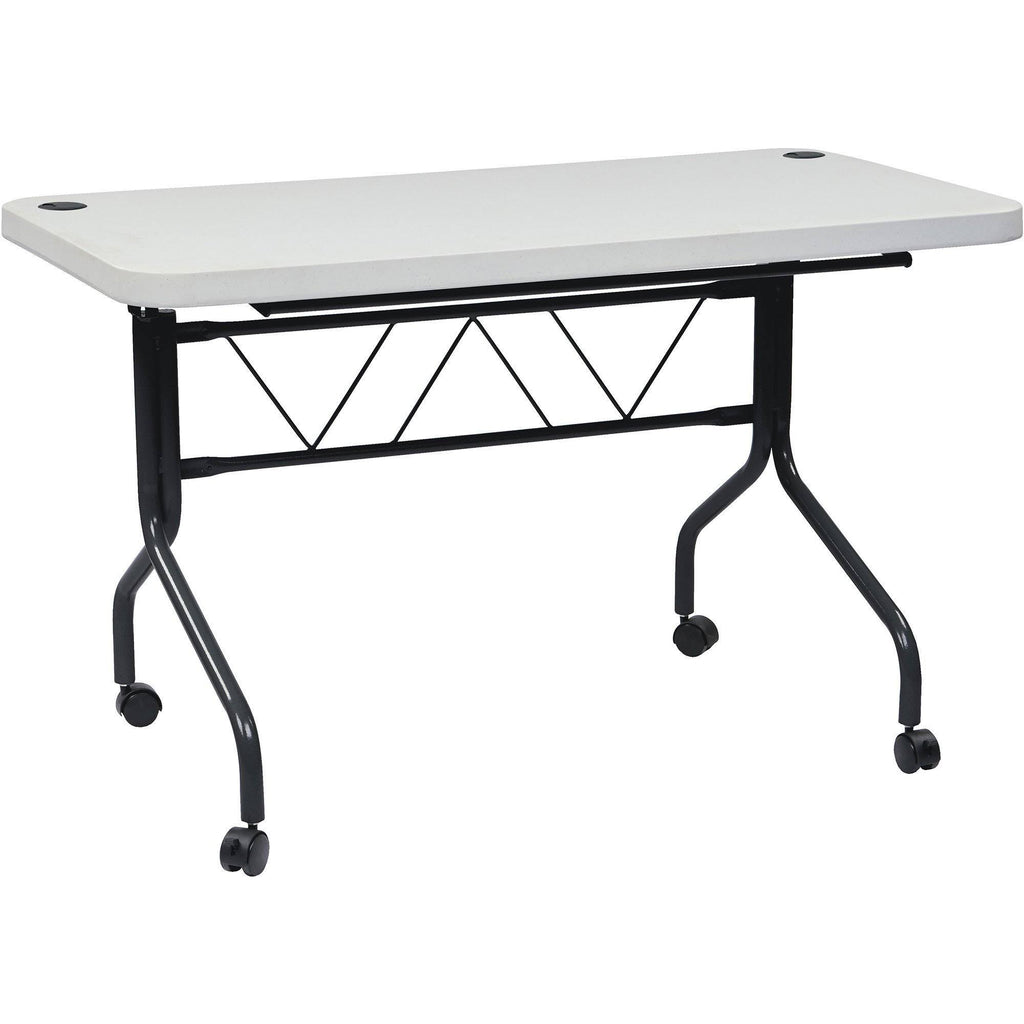 Resin Multi Purpose Flip Table with Locking Casters I509