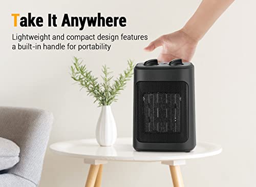 1500W Electric Ceramic Space Heater with Thermostat P80515