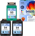 3-Pack Ink Cartridge (2 Black and 1 Tri-Color) Q335