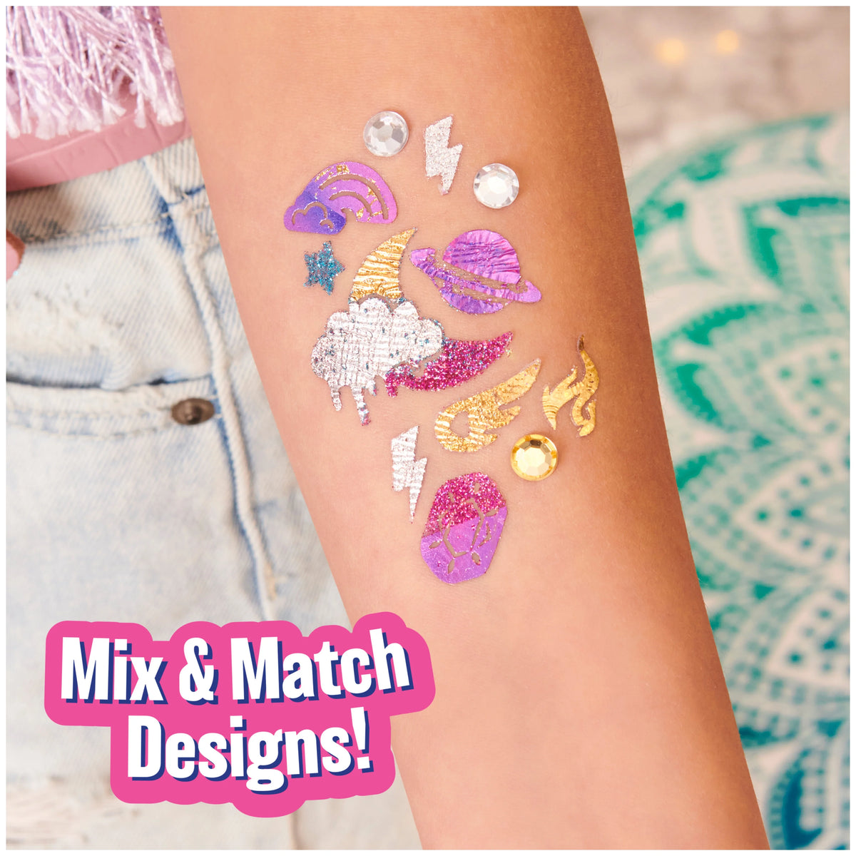 Shimmer Me Body Art with 4 Metallic Foils and 180 Designs B27755