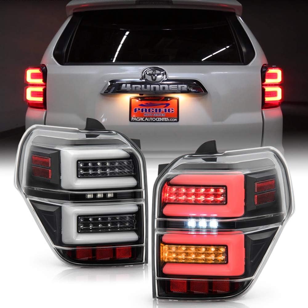 Black Housing Full LED Tube Tail Lights A213101