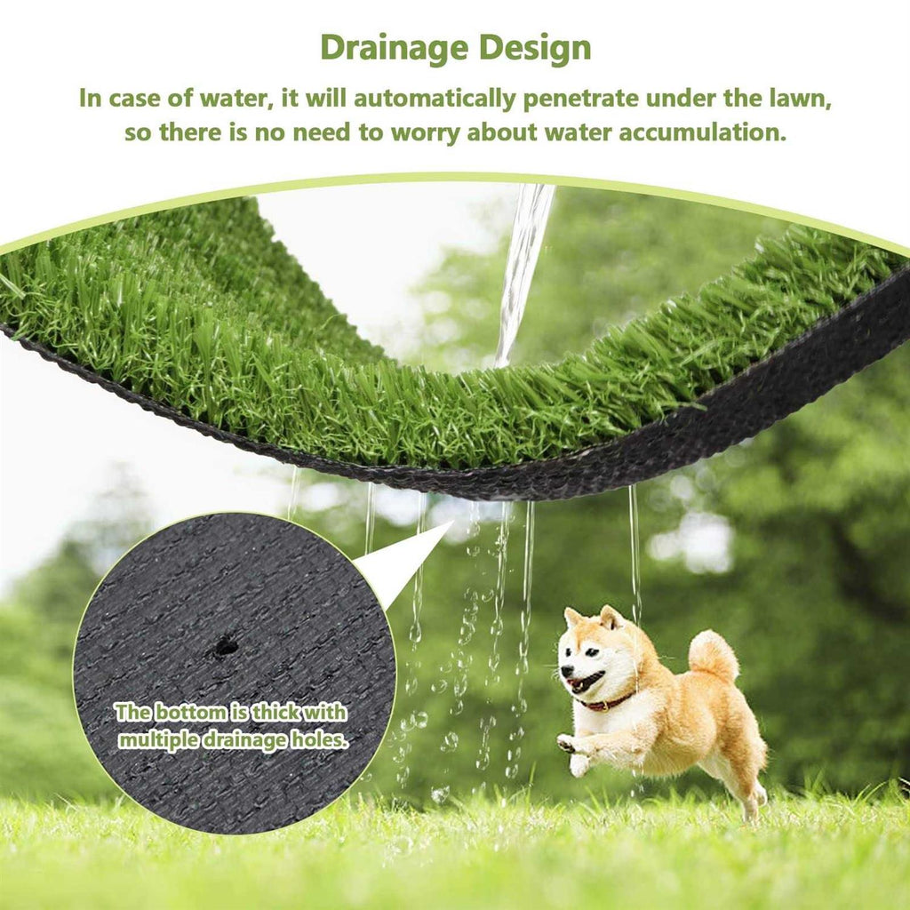 39.4 x 31.5 Inches Washable Artificial Grass Rug X803990