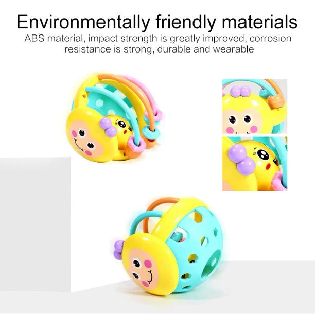 Sensory Teether Toy Silicone Rattle Ball J92146