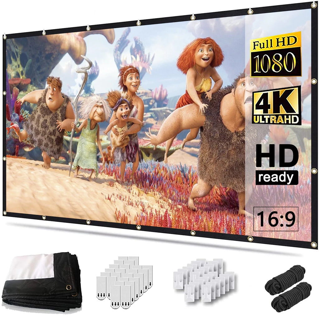 150 inch 4K 16:9 Foldable Portable Projector Screen E93534