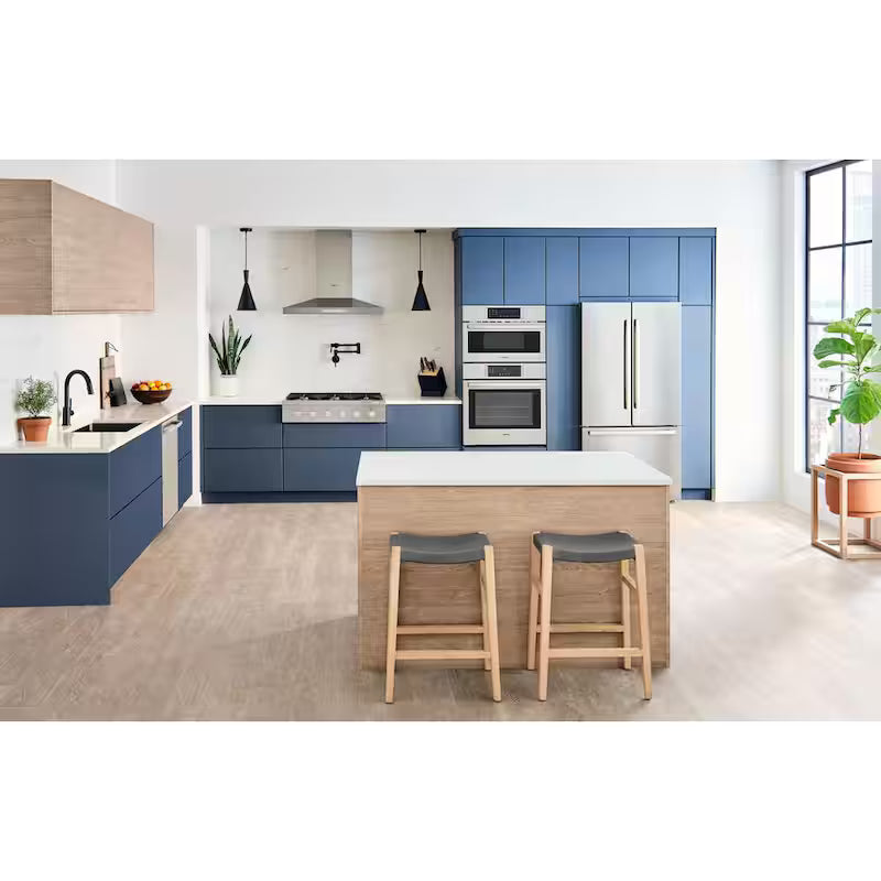 30 in. Built-In Double Electric Convection Wall Oven with Steam Oven in Stainless Steel V164