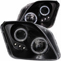 Projector Headlights with Halo Black LED S253