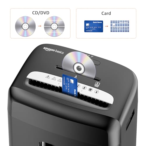 6 Sheet Micro Cut Paper Shredder, Black Q20818