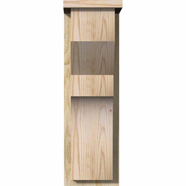 Monterey Rough Sawn Corbel with Backplate, Douglas Fir M986854