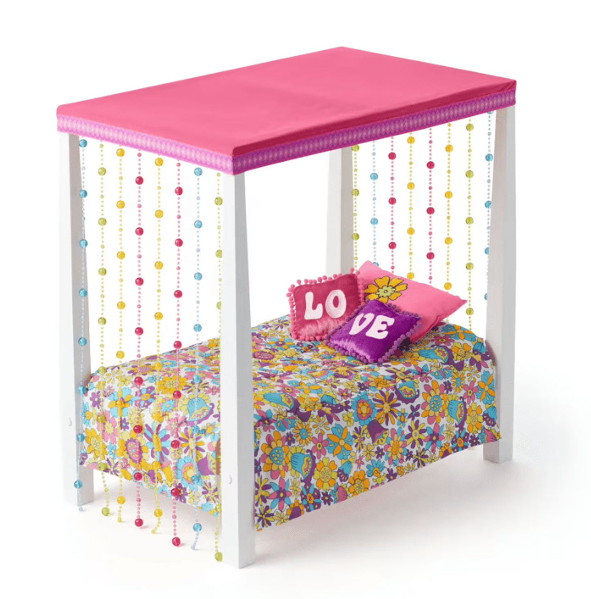 18 inch Doll Bed and Bedding P862
