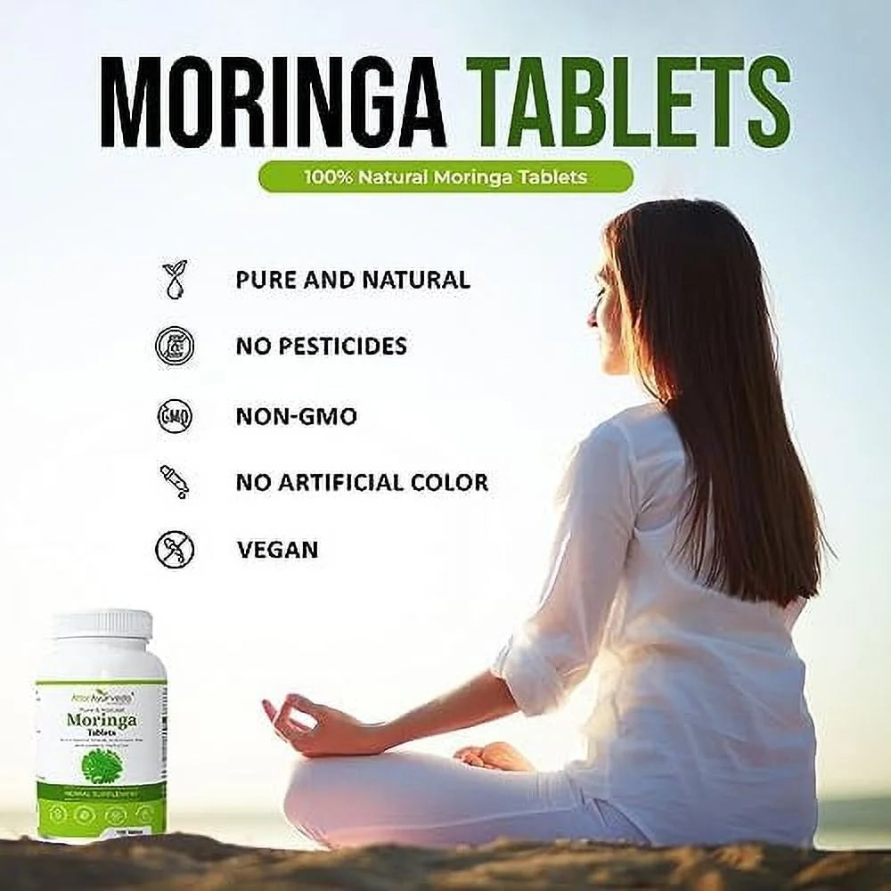Moringa Tablets 120 Tablets, 500 Mg Each B84169