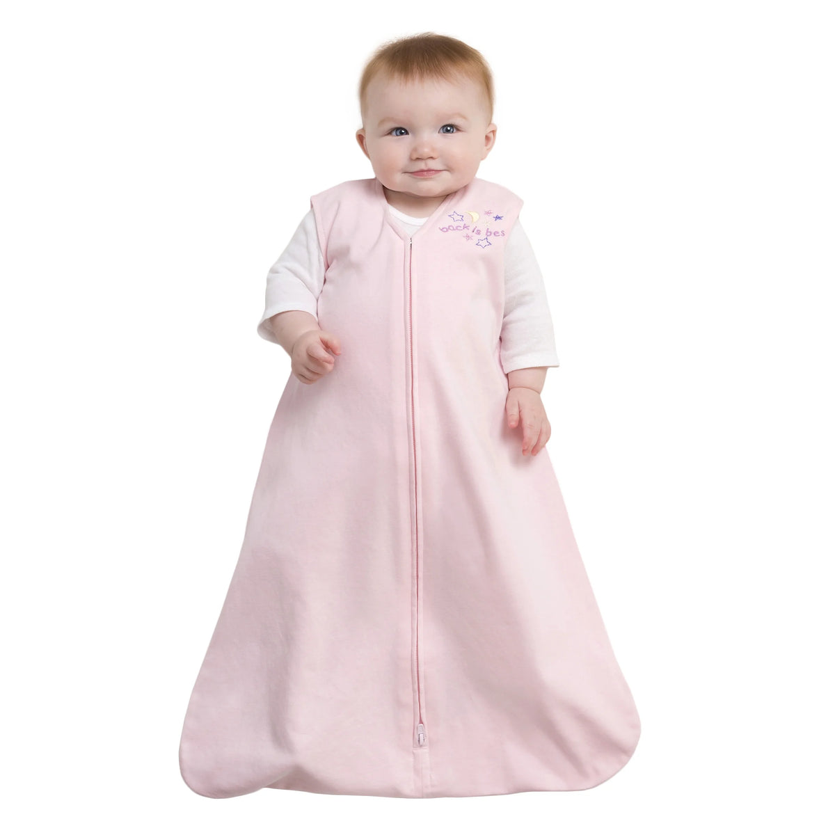 100% Cotton Wearable Blanket, Soft Pink, Medium Z373838