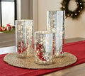 Silver Illuminated Snowflake Hurricanes F496