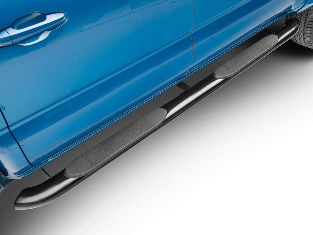 Black Oval Bent End Side Step Bars Z22857