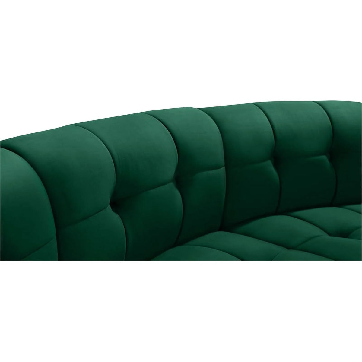 Green Velvet Upholstered Modular 14 Piece Sectional Sofa C3434
