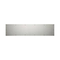 Satin Nickel Solid Brass Kick Plate L648111