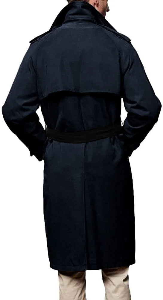Dark Navy Trench Coat O82869