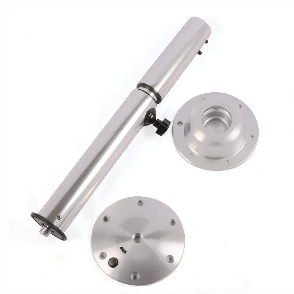 Aluminum 7-Height Adjustable Table Pedestal Stand K935311