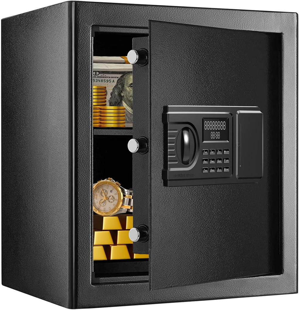 Small Steel Safe Box with LCD Digital Screen Y916193