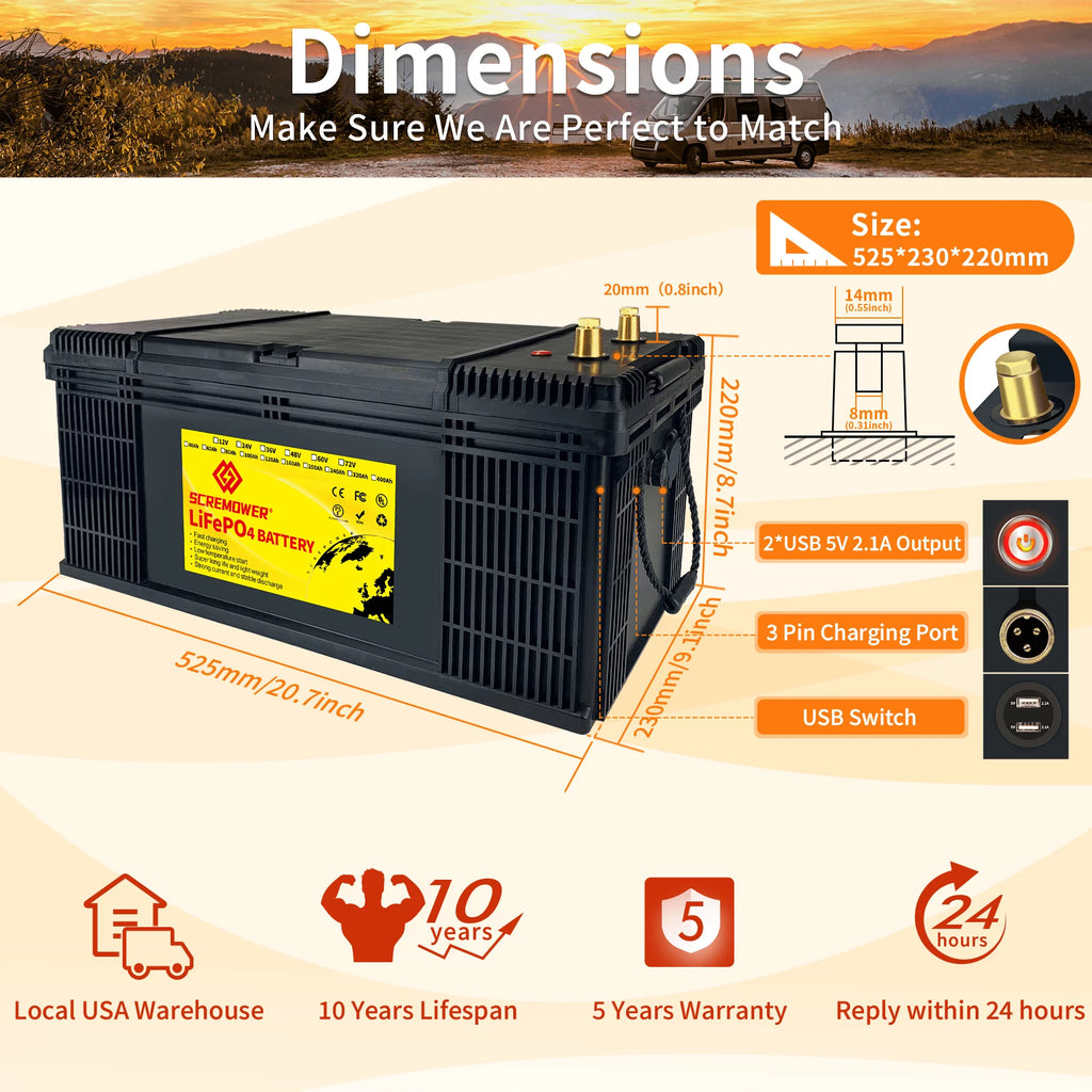 24V 100Ah LiFePO4 Battery with 100A BMS K6691