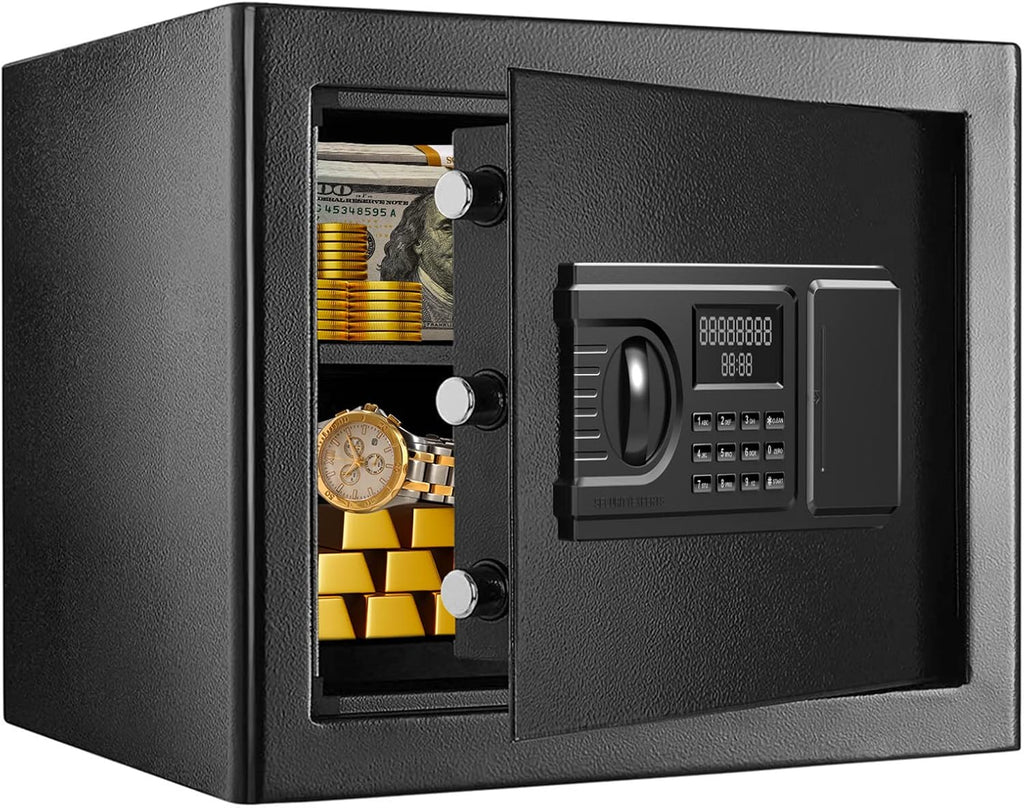 Small Steel Safe Box with LCD Digital Screen Y916193