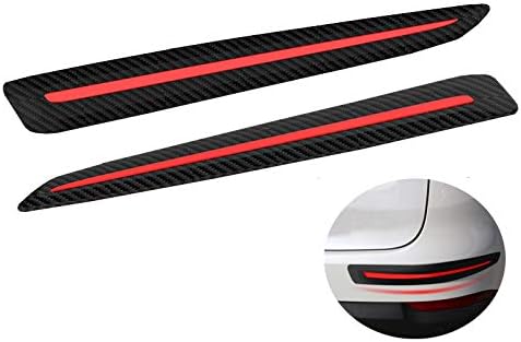 Black Anti-Collision Bumper Guard Strip Protector Trim (2 Pack) B477