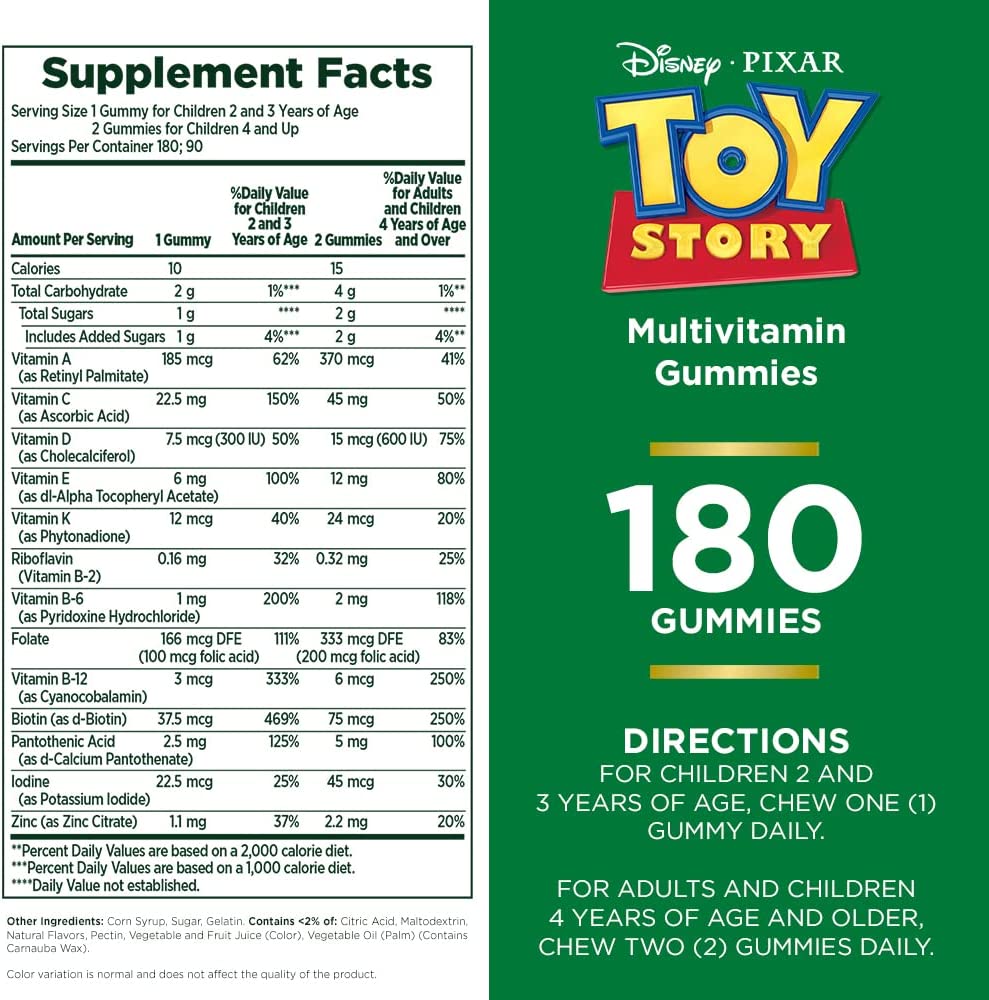 180 Gummies Kids Gummy Multivitamin I376