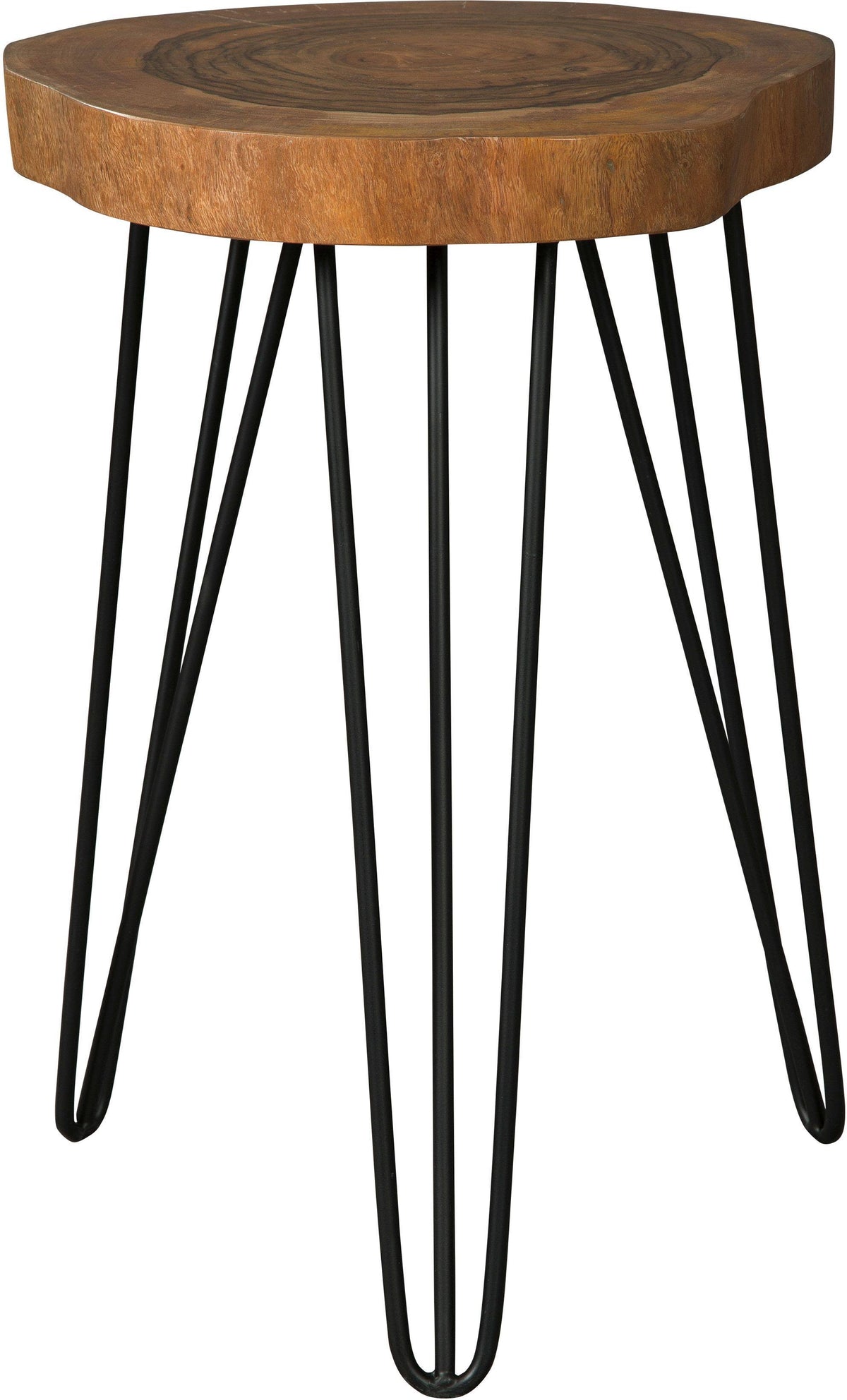 Brown Black Accent Table O848249