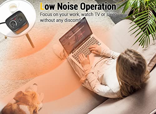 1500W Electric Ceramic Space Heater with Thermostat P80515