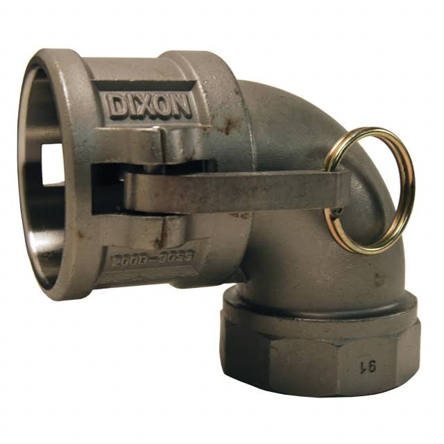 Cam & Groove 90 Deg Type D Coupler x Female NPT F862930