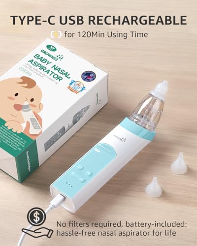 Baby Nasal Aspirator with 3 Soft Silicone Tips Y36891