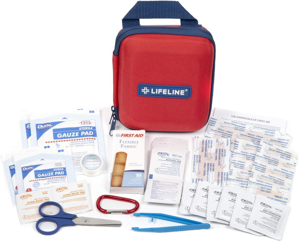 72 Hour Emergency Survival Kit in Red Backpack W169870