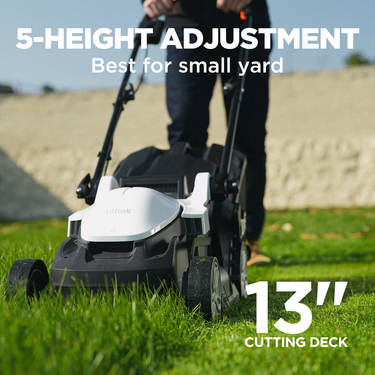 13 Inch Cordless Electric Lawn Mower D2257