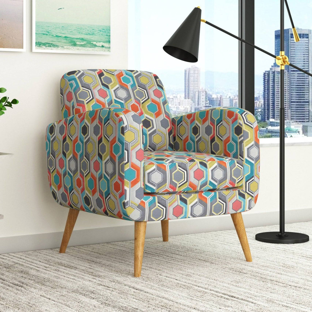 Bark Chenille Armchair T476157