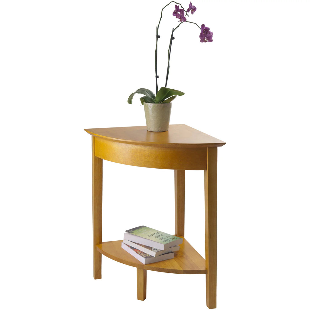 Corner Table Honey Finish A2094