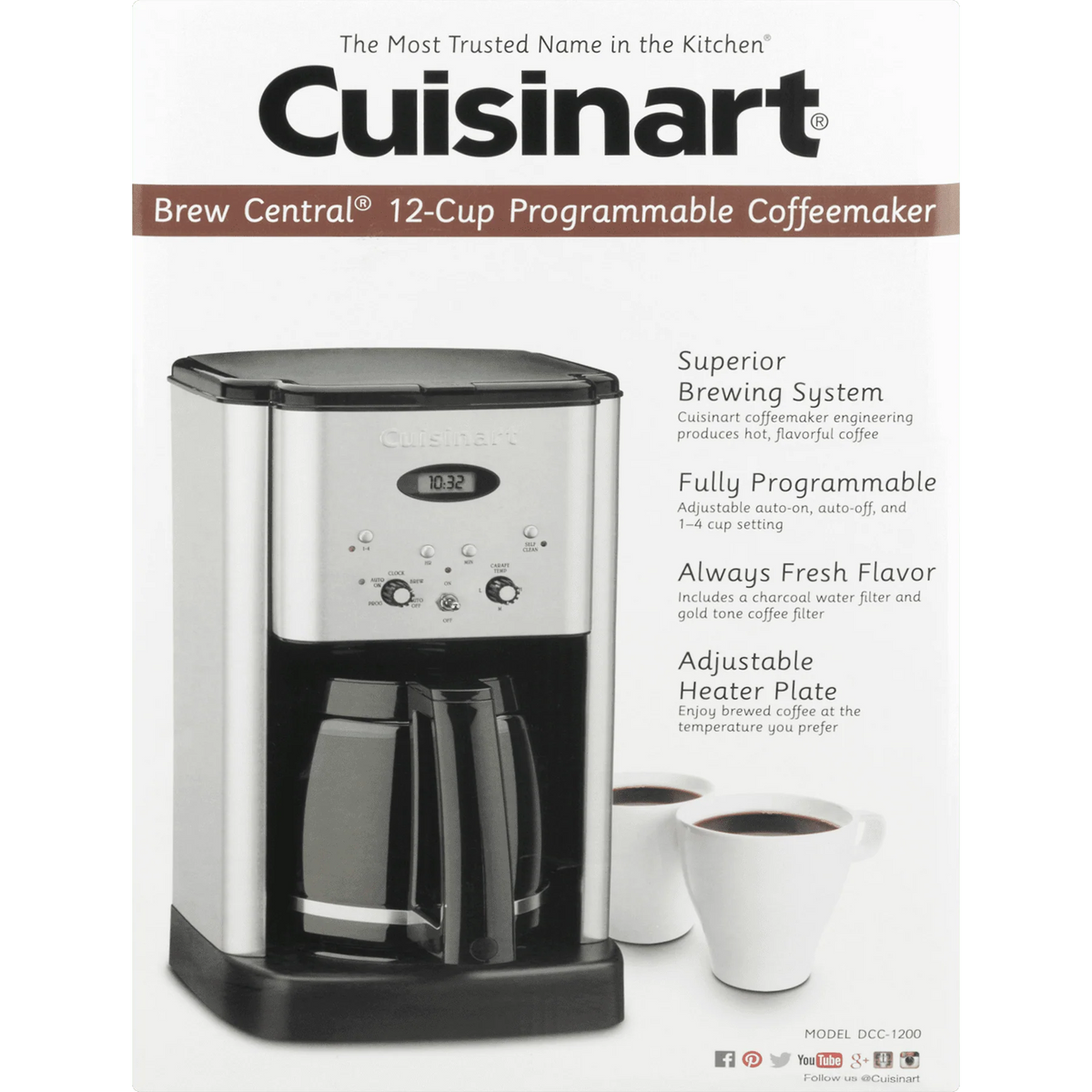 12 Cup Programmable Coffeemaker E786