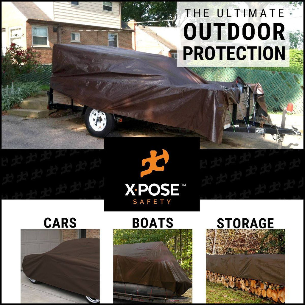 Brown Poly Tarps 18 x 24 Z992928