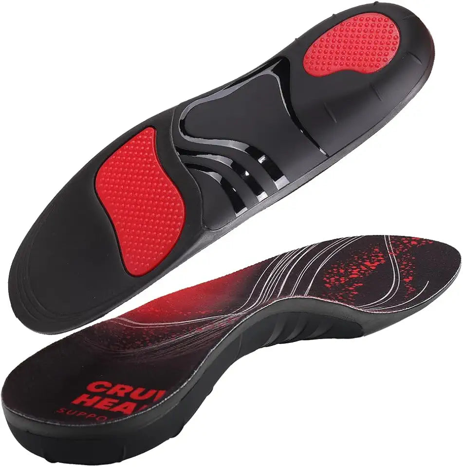 High Arch Support Orthotic Insoles for Work Boots, Sneakers, and Casual Shoes U154