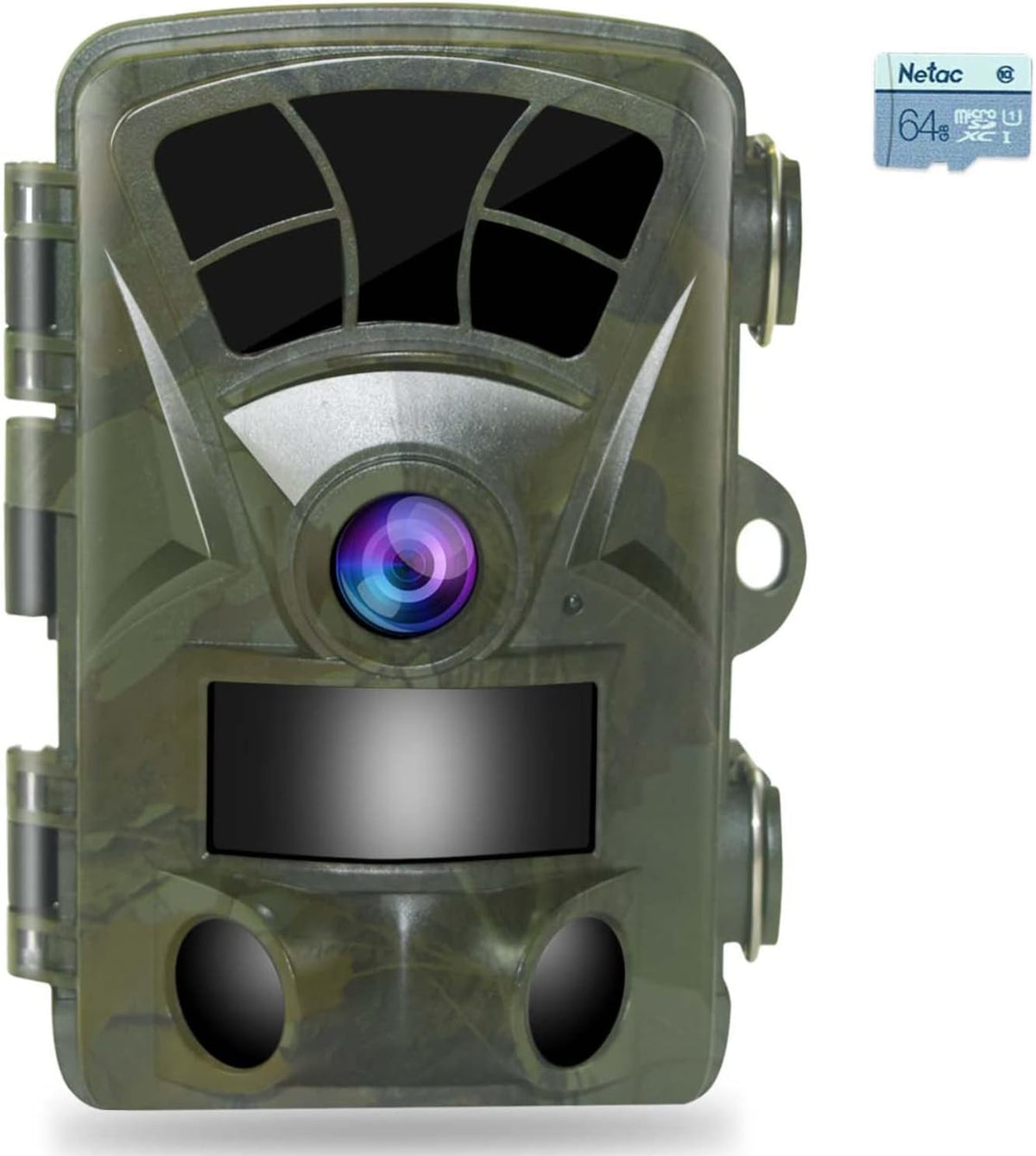 4K 32MP Trail Camera with Night Vision 65ft 110° Wide Angle W2009