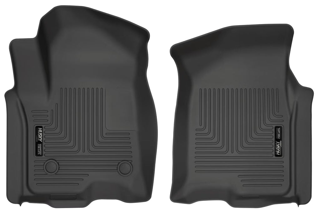 Black Front Row Floor Liners A265357